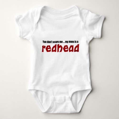 Mom is a Redhead Baby Bodysuit