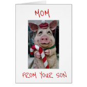 MOM IS BEST GIFT EVER **CHRISTMAS PIGGY** (Front)