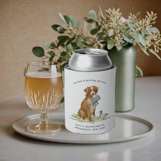 Mom is Getting Married | Dog Portrait Can Cooler (Creator Uploaded)