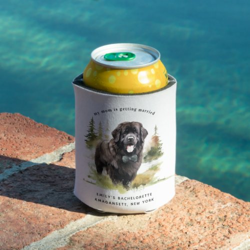 Mom is Getting Married  Dog Portrait Can Cooler