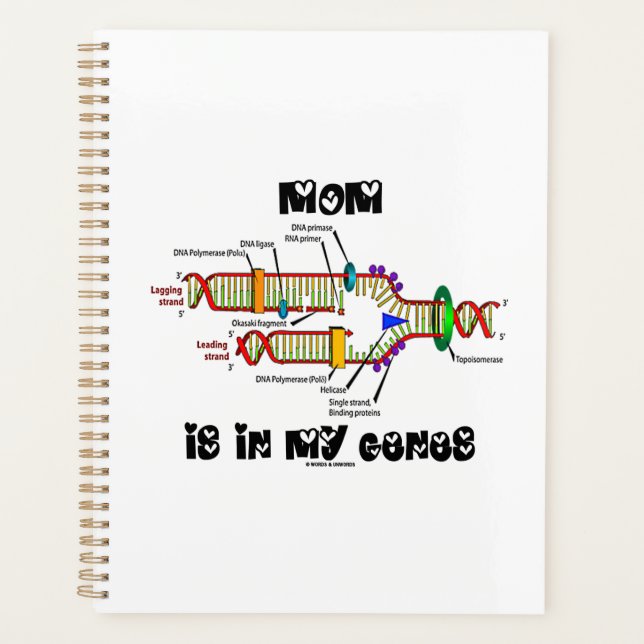 Mom Is In My Genes DNA Replication Planner (Front)