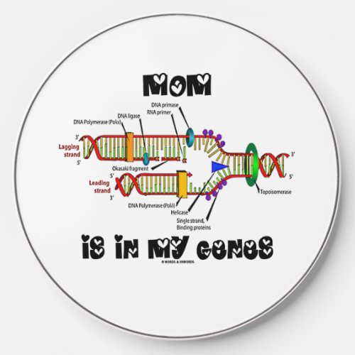 Mom Is In My Genes DNA Replication Wireless Charger
