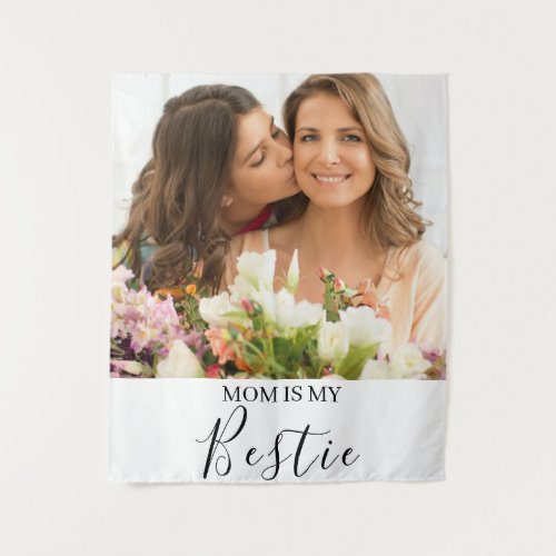 Mom Is My Bestie Personalized Names Photo