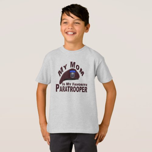 Mom is My Favorite 82nd Airborne Paratrooper T_Shirt