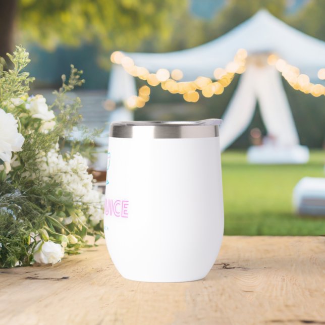 Mom Juice, Mommy Cocktails, Mom's Night Out Thermal Wine Tumbler (Wedding)
