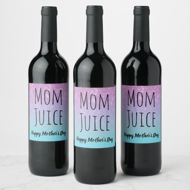 Mom Juice Wine Label (Bottles)