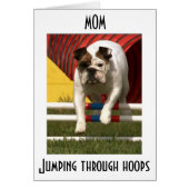 *MOM* JUMPING THRU HOOPS TO WISH U HAPPY BIRTHDAY (Front)