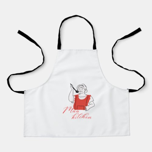 MOM Kitchen Love and Flavor All_Over Print Apron