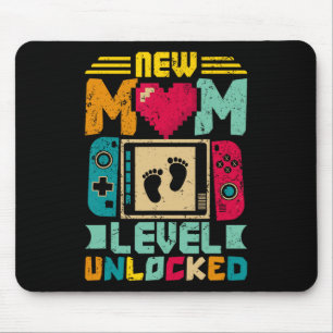 Mom Level Unlocked I Leveled Up To Mommy New Mom G Mouse Pad