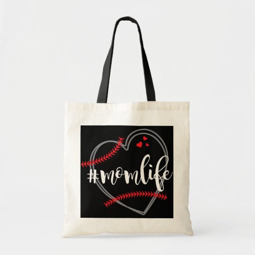 Mom Life Baseball Softball Women Mothers Day Tote Bag