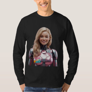 Mom Life, Best Life – Futuristic Female Robot Mom  T-Shirt