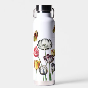 Mom Life Floral Butterfly Water Bottle