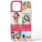 Mom Life is the Best Life 5 Photo Bright Pink