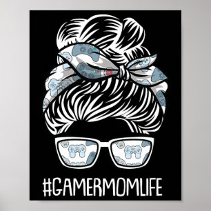 Mom Life Mothers-day Gaming Video-game Controller  Poster