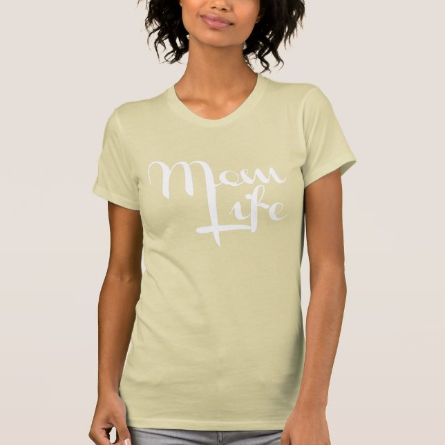 Mom Life Pinky T-Shirt (Front)