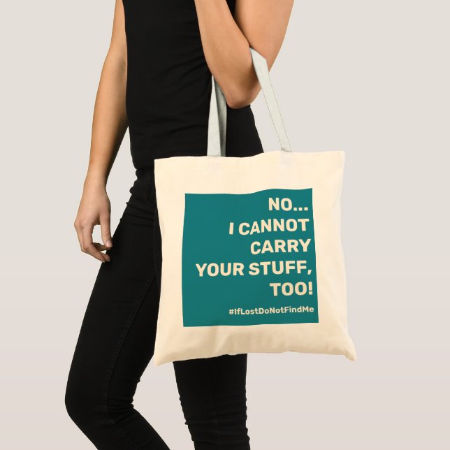 Mom Life Slogan on Turquoise Tote Bag (Front (Product))