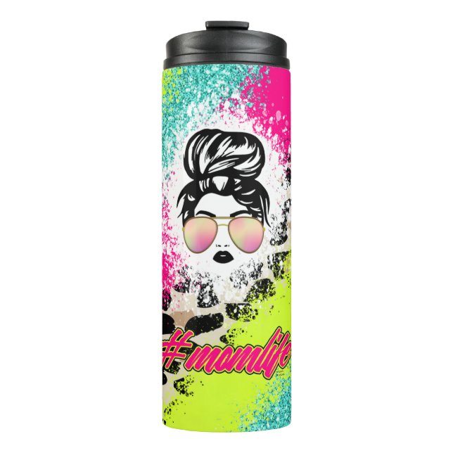 Mom Life Thermal Tumbler (Front)