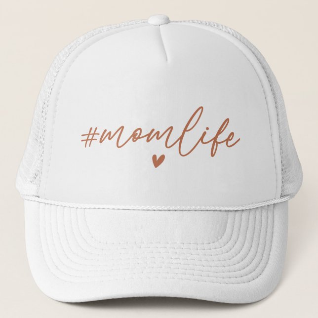 Mom Life Trucker Hat (Front)