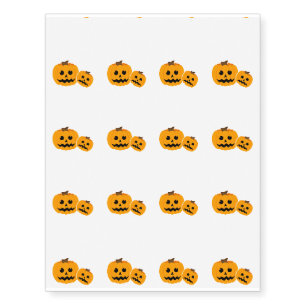 Mom Little Pumpkin Funny Halloween Pregnancy Temporary Tattoos