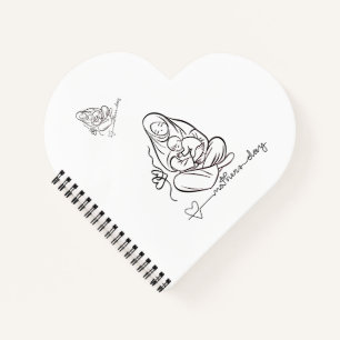 Mom Love Beautiful Design Notebook