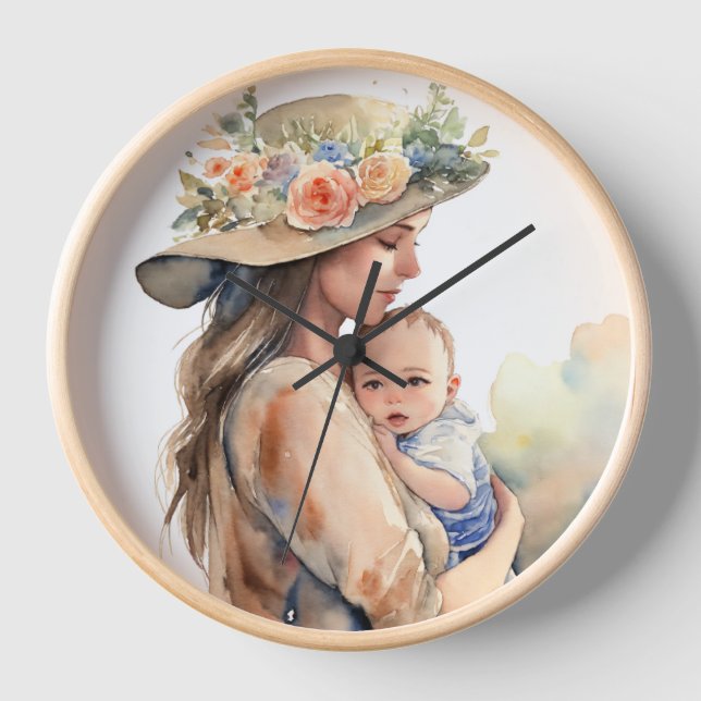 Mom love  clock (Front)