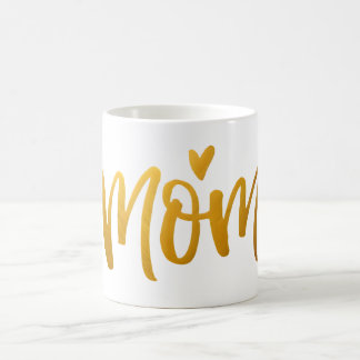 Mom Love Heart Accent Keepsake Mug