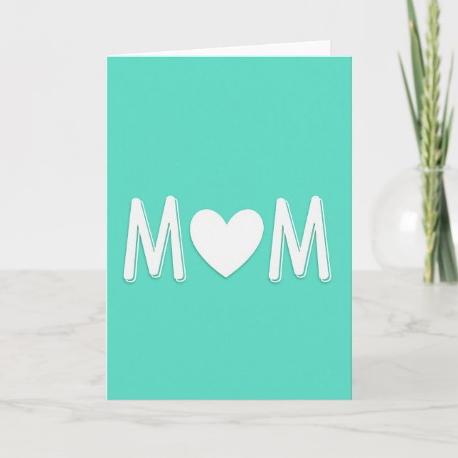 Mom Love Heart Card (Front)