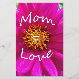 Mom = Love Stationery