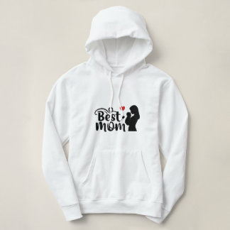 Mom Love Typography Modern And Beautiful Art Hoodie