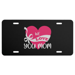 Mom - Lovely mom Mom License Plate