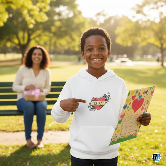 Mom Lover Elegant Heart Hoodie (Creator Uploaded)