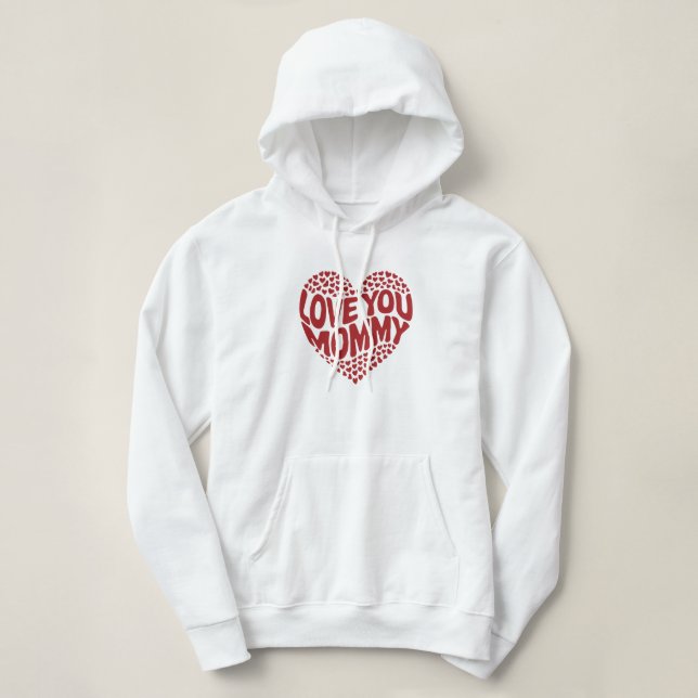 mom lover hoodie (Design Front)