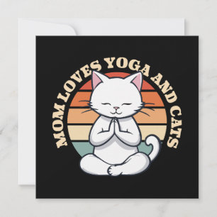 Mom Loves Cats and Yoga