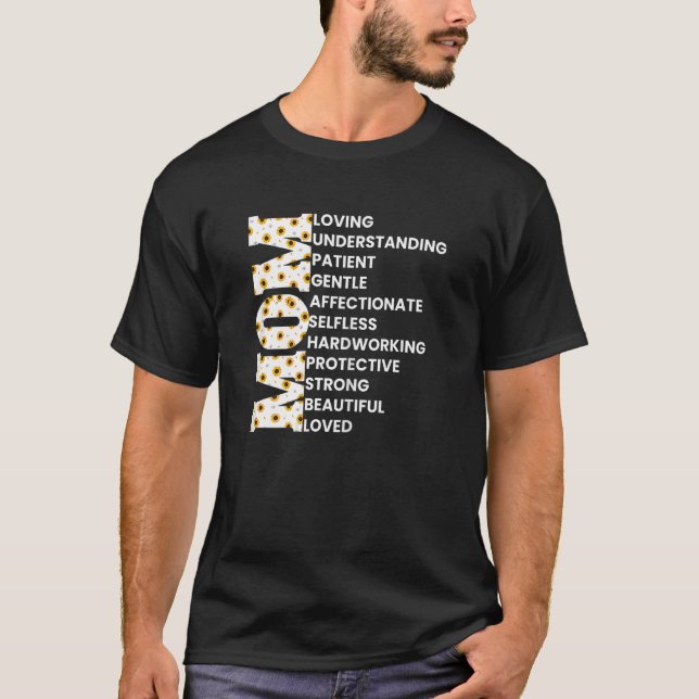 Mom Loving Understanding  Mama Motheru2019s Day Gr T-Shirt (Front)
