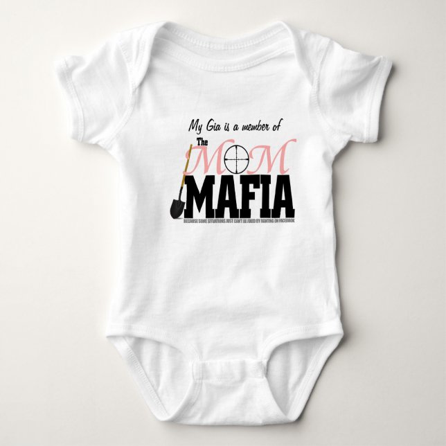 Mom Mafia 'My Gia' Infant Creeper (Front)