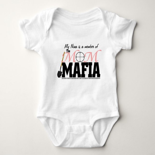Mom Mafia 'My Nina' Infant Creeper (Front)
