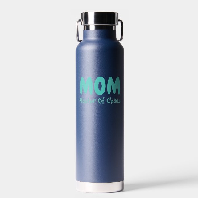 Mom: Master Of Chaos Water Bottle (Front)