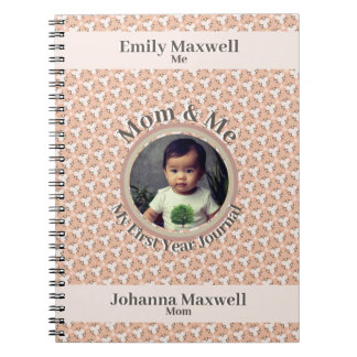 Mom & Me My first Year Journal 1er birthday 