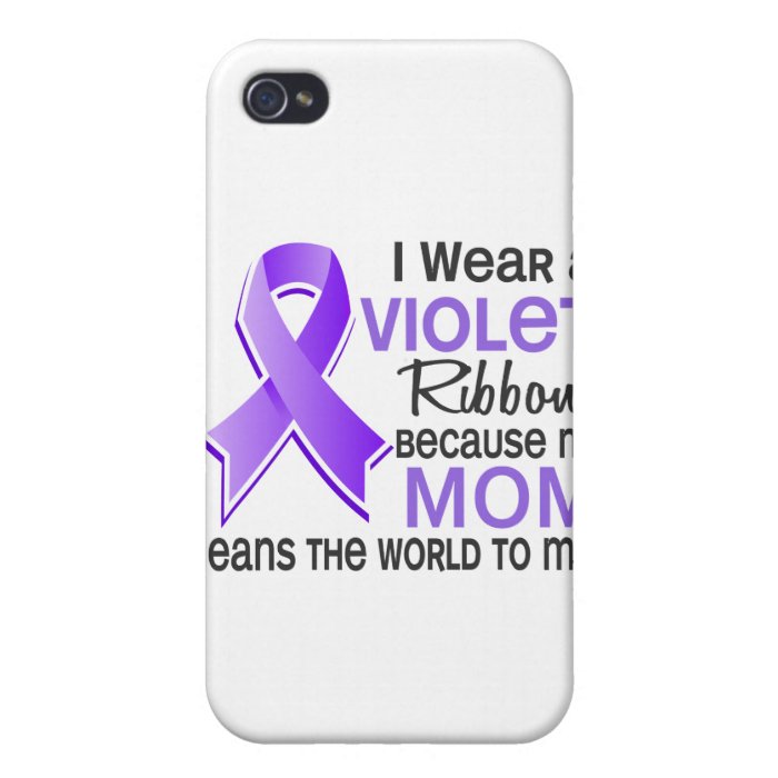 Mom Means World To Me 2 H Lymphoma Case For iPhone 4