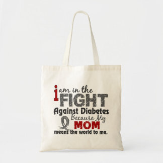 Mom Means World To Me Diabetes Tote Bag