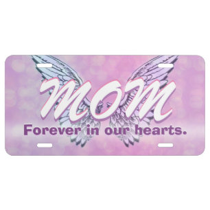 MOM Memorial License Plate