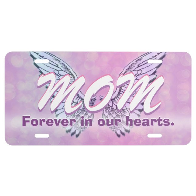 MOM Memorial License Plate (Front)
