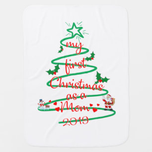 Mom Merch Gift Baby Blanket