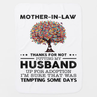 Mom Merch Gift Baby Blanket