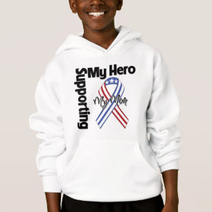 Mom - Military Supporting My Hero Hoodie