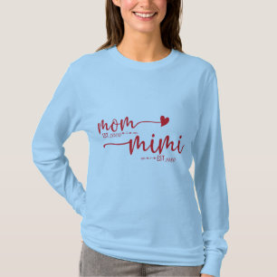 Mom Mimi Est Cute T-Shirt