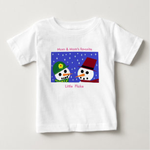 MOM & MOM'S FAVORITE LITTLE FLAKE BABY TEE