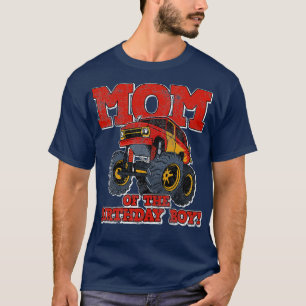 Mom Monster Truck Birthday T-Shirt