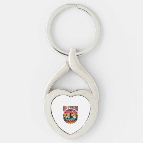 Mom Monsters Halloween Witch Pumpkins Bats_1 Keychain