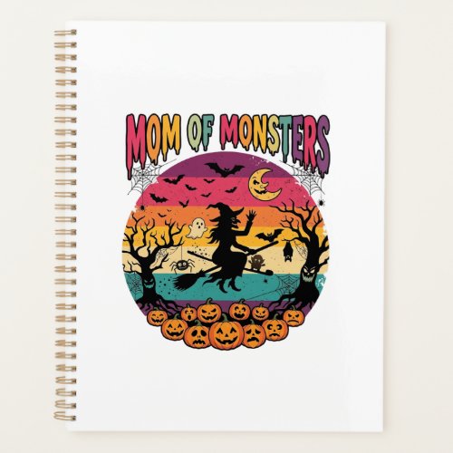 Mom Monsters Halloween Witch Pumpkins Bats_1 Planner